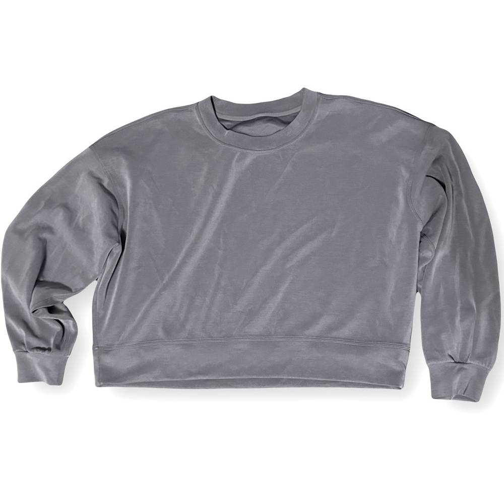 Lululemon / Perfectly Oversized Cropped Crew Softstreme Large Dusky Lavender